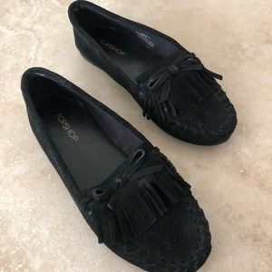 Black Suede Moccasin